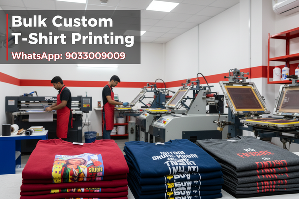 Custom T-Shirt Printing in India: The Complete Guide for Bulk Orders