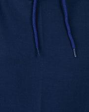 Women's Hooded Fleece Pullover Sweatshirt — Navy Blue — Thumbnail 2
