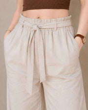Women Comfort Easy Wash Trousers — Off White — Thumbnail 3