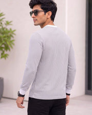Men's Striped T-Shirt — Black — Thumbnail 6