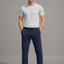 Men Regular Fit Rapid-Dry Training Track Pants — Navy Blue