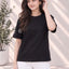 Women's Printed T-Shirt — Black