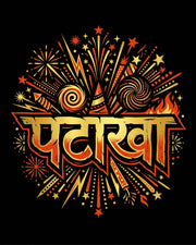 Men's Patakha Firecracker Festive Streetwear Cotton T-Shirt — Thumbnail 2