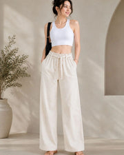 Women Comfort Easy Wash Trousers — Off White — Thumbnail 6
