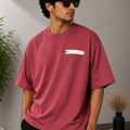 Men's Pure Cotton Pocket T-Shirt — Peach