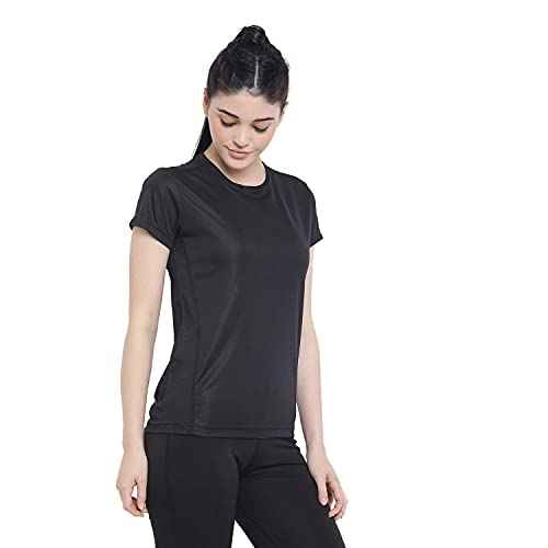 Women's Round Neck Dry Fit Gym Sports T-Shirt — Tshirt Factory India Direct Wholesale Manufacturer
