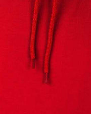 Hooded Fleece Pullover Sweatshirt — Red — Thumbnail 2