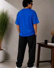 Men's Pure Cotton Pocket T-Shirt — Blue — Thumbnail 4