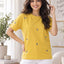 Women's Printed T-Shirt — Yellow