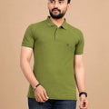 Men's Polo Collar T-Shirt — Green
