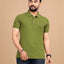 Men's Polo Collar T-Shirt — Green