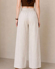 Women Comfort Easy Wash Trousers — Off White — Thumbnail 4