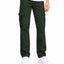 Men's Cotton Multi-Pocket Utility Cargo Pants — Dark Green