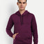 Unisex Hooded Fleece Sweatshirt — Burgundy