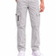 Men's Cotton Multi-Pocket Utility Cargo Pants — Grey