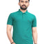 Men's Polo Collar Regular -Fit T-Shirt — Teal