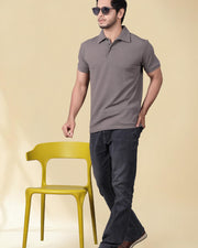Men's Regular Fit Polo T-Shirt Half Sleeve Lightweight Polyester — Thumbnail 49