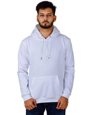 More & More Unisex Regular Cotton Fleece Hoodie — Aqua Blue — Thumbnail 1