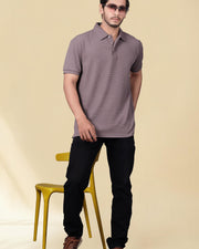 Men's Regular Fit Polo T-Shirt Half Sleeve Lightweight Polyester — Thumbnail 97