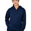 Women's Hooded Fleece Pullover Sweatshirt — Navy Blue