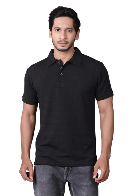 Men's Regular Fit Polo T-Shirt Half Sleeve Lightweight Polyester — Tshirt Factory India Direct Wholesale Manufacturer