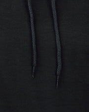Women's Hooded Pullover Fleece Sweatshirt — Black — Thumbnail 2