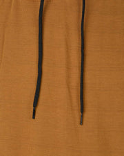 More & More Unisex Regular Cotton Fleece Hoodie — Brown — Thumbnail 3
