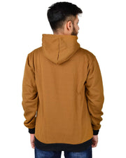 More & More Unisex Regular Cotton Fleece Hoodie — Brown — Thumbnail 2