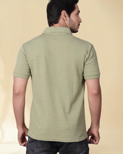Men's Regular Fit Polo T-Shirt | Half Sleeve | Lightweight Polyester | Pista — Thumbnail 6