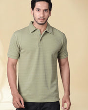Men's Regular Fit Polo T-Shirt | Half Sleeve | Lightweight Polyester | Pista — Thumbnail 2