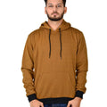 More & More Unisex Regular Cotton Fleece Hoodie — Brown