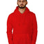 Hooded Fleece Pullover Sweatshirt — Red