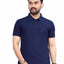 Men's Polo Collar T-shirt — Navy Blue