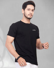 Men Pure Cotton Pockets T-shirt — Black — Thumbnail 3