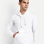 Unisex Hooded Fleece Sweatshirt — White