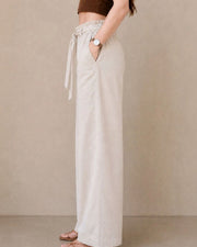 Women Comfort Easy Wash Trousers — Off White — Thumbnail 5