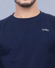 Men Pure Cotton Pockets T-shirt — Navy Blue — Thumbnail 3