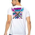 Pichkari Squad Streetwear Holi Graphic Cotton T-Shirt — White