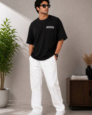 Men's Pure Cotton Pocket T-Shirt — Black — Thumbnail 2