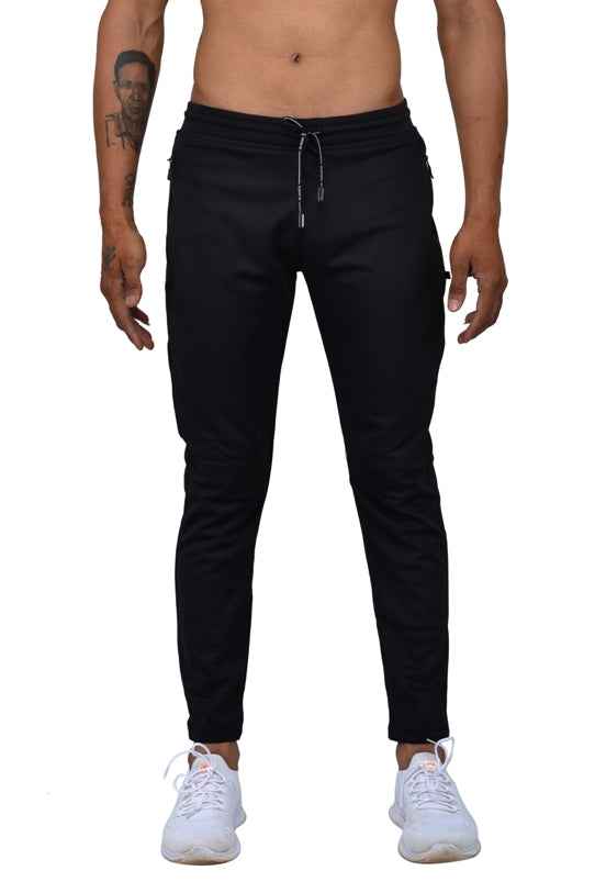 Men's Regular Fit FOMA Track Pant Angle View — Custom Printing Surat