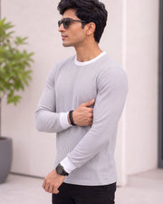 Men's Striped T-Shirt — Black — Thumbnail 3