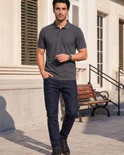 Men's Polo Collar T-Shirt — Grey — Thumbnail 6