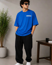 Men's Pure Cotton Pocket T-Shirt — Blue — Thumbnail 2