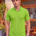 Men's All-Over Printed Polo Collar T-Shirt — Green