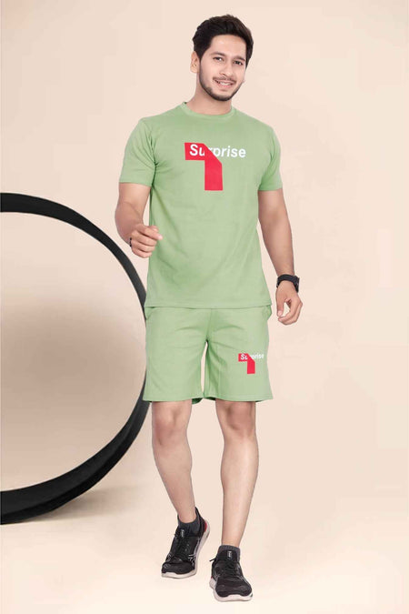 Men's Cotton Printed Night Suit Pista — Tshirt Factory India Direct Wholesale Manufacturer