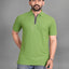 Men's Polo Collar Pockets T-Shirt — Green