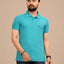Men's Polo Collar T-Shirt — Sea Green