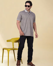 Men Printed Polo Collar T-shirt — Multi — Thumbnail 7