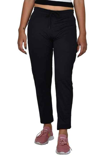 Women's Regular Fit FOMA Track Pant Angle View — Custom Printing Surat