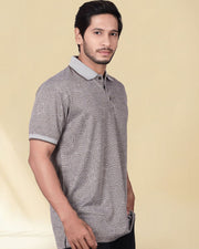 Men Printed Polo Collar T-shirt — Multi — Thumbnail 6